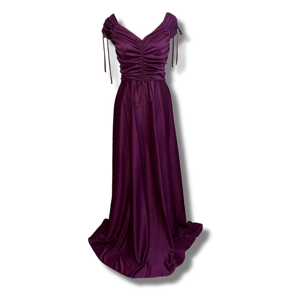 Vintage Plum Gown